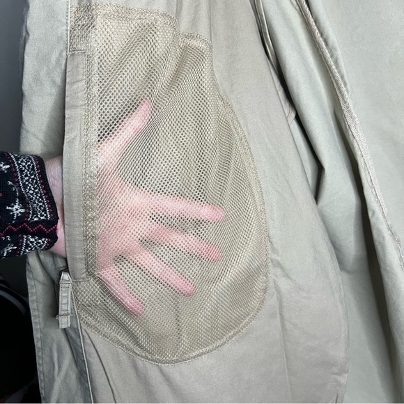 L.L. Bean Vintage Chore Field Utility Elbow Patches Jacket Size 52 Tall - Picture 10 of 16